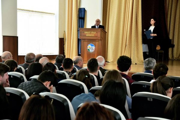 SDU-da “Əsgər əmanəti” adlı tədbir keçirilib - FOTOLAR SDU-da “Əsgər əmanəti” adlı tədbir keçirilib - FOTOLAR