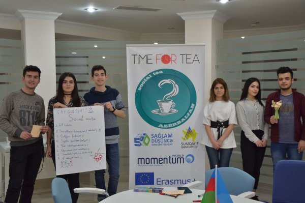 Sumqayıtda “SOCİAL TEA” adlı layihə həyata keçirilib - FOTO