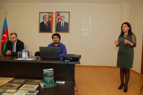 Sumqayıtda "Cümhuriyyət ili" barədə sərgi-mühazirə keçirilib - FOTOLAR Sumqayıtda "Cümhuriyyət ili" barədə sərgi-mühazirə keçirilib - FOTOLAR