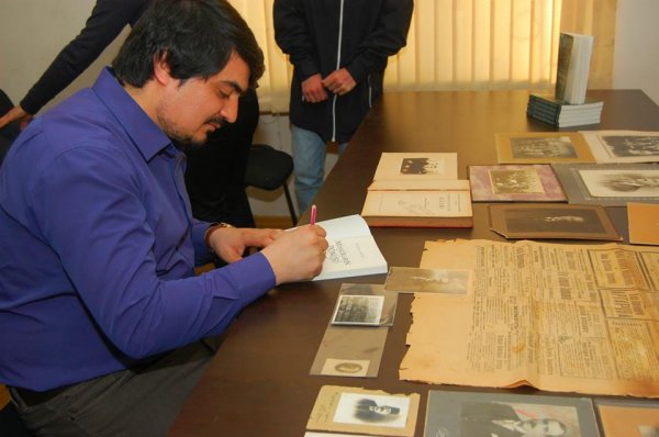 Sumqayıtda "Cümhuriyyət ili" barədə sərgi-mühazirə keçirilib - FOTOLAR Sumqayıtda "Cümhuriyyət ili" barədə sərgi-mühazirə keçirilib - FOTOLAR