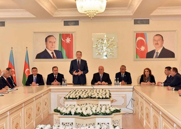 Yeni nazirin Sumqayıt şəhər ictimaiyyəti ilə görüşü oldu – FOTOLAR