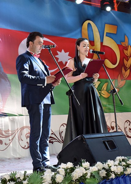 Ulu Öndərin anadan olmasının 95-ci ildönümü Sumqayıtda qeyd edilib - FOTOLAR