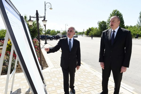 İlham Əliyev Naxçıvanda açılışlar etdi - FOTOLAR