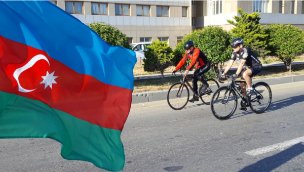 Mədət Quliyev və Elçin Quliyev veloyürüşdə (FOTOLAR) 