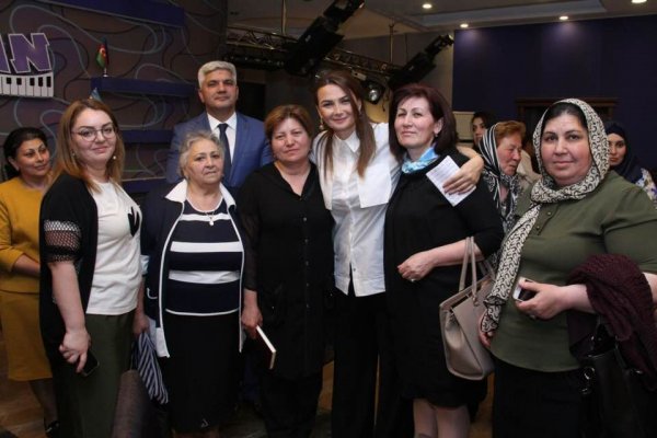 Qənirə Paşayeva Sumqayıtda Qarabağ qaziləri və şəhid ailələri ilə görüşüb - FOTO