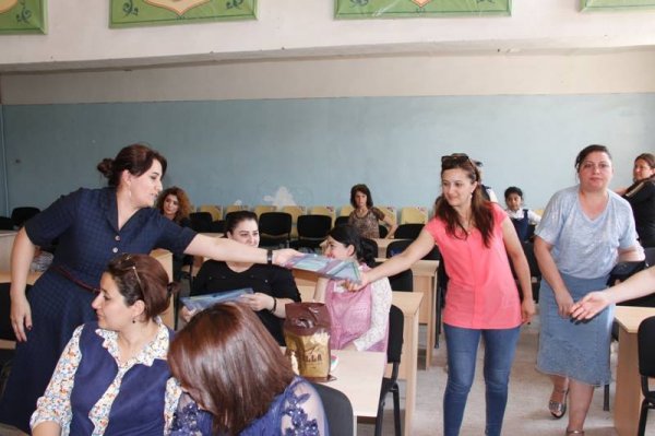 Sumqayıtda "Uşaqlar və insan alveri: vəziyyət,müdafiə vasitələri və metodlar" - FOTOLAR