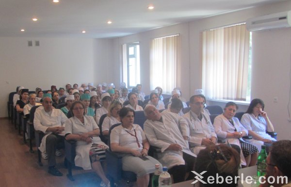 Sumqayıt şəhər Uşaq Xəstəxanasında yanğın təhlükəsizliyi qaydaları mövzusunda tədbir keçirilib - FOTO
