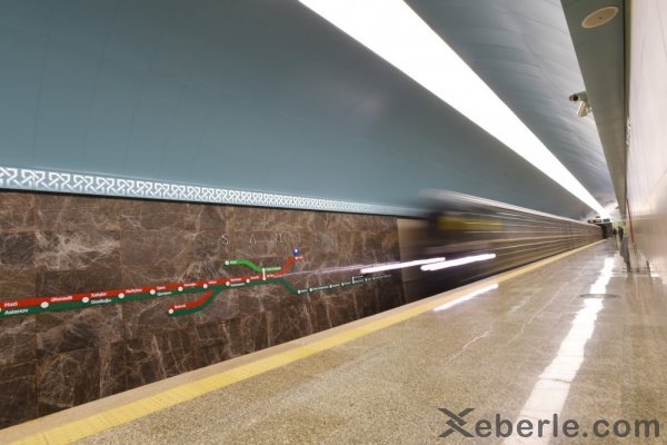 Metronun “Sahil” stansiyası istifadəyə verilib Metronun “Sahil” stansiyası istifadəyə verilib