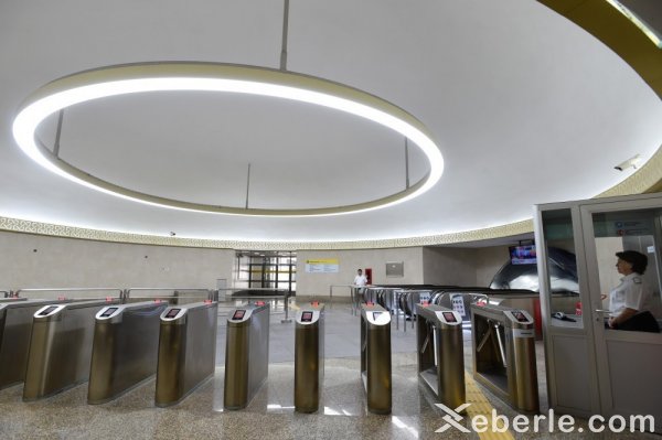 Metronun “Sahil” stansiyası istifadəyə verilib Metronun “Sahil” stansiyası istifadəyə verilib