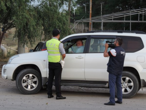 Reyd zamanı qayda pozan sürücülər cəzalandırıldı - Xaçmazda 