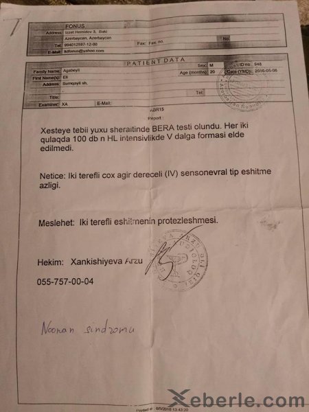Sumqayıtda ananın fəryadı: "Əlini bu dünyanın səsinə həsrət qoymayaq” - FOTOLAR