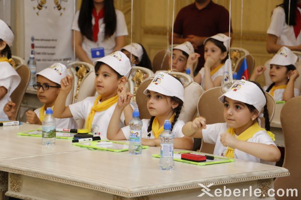 Azərbaycanda ilk dəfə 5 yaşlı uşaqlar arasında "Mega-Beyin Tiamo 2018 Olimpiadası" keçirilib - VİDEO + FOTO