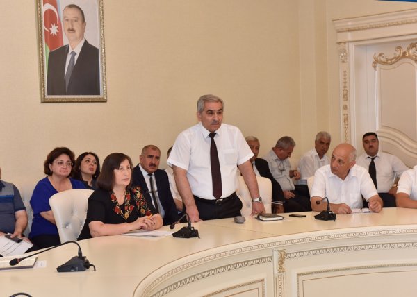 Sumqayıt RMİ-də 6 ayın yekunlarına dair müşavirə keçirildi - FOTOLAR