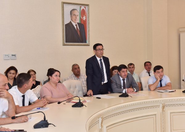 Sumqayıt RMİ-də 6 ayın yekunlarına dair müşavirə keçirildi - FOTOLAR