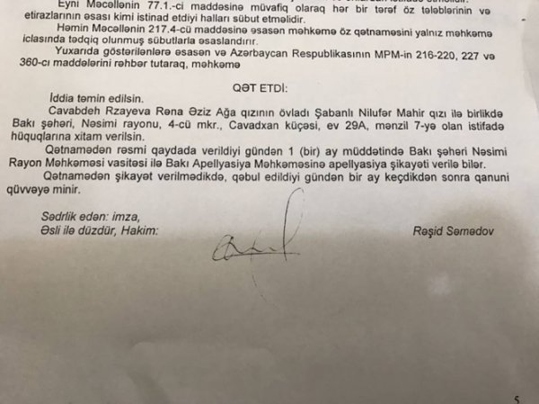 Bakıda kişi məhkəmə zalında öldü, hakim ölünün xeyrinə qərar çıxardı - FOTO