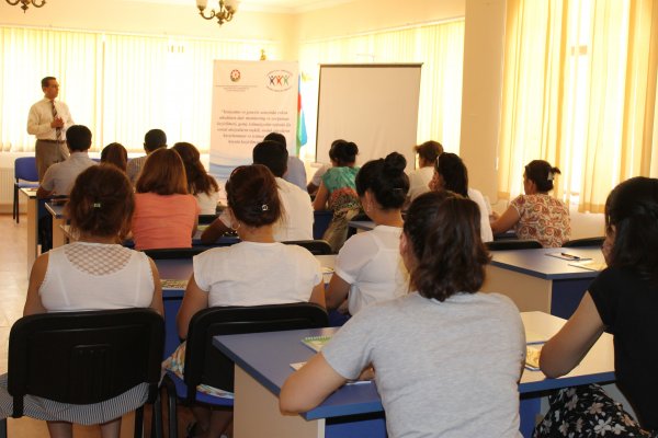 Regionlarda erkən nikahlarla bağlı layihənin son seminarı Şabranda keçirilib - FOTOLAR Regionlarda erkən nikahlarla bağlı layihənin son seminarı Şabranda keçirilib - FOTOLAR