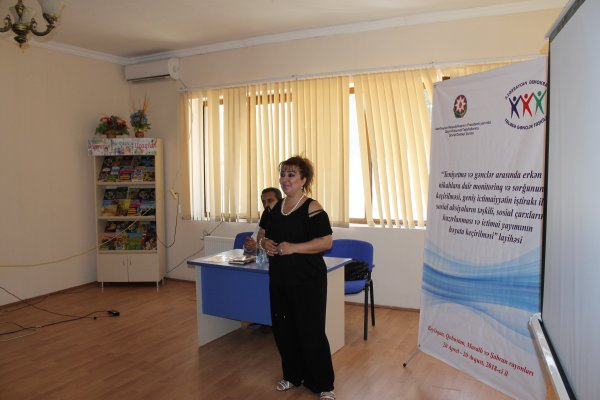 Regionlarda erkən nikahlarla bağlı layihənin son seminarı Şabranda keçirilib - FOTOLAR Regionlarda erkən nikahlarla bağlı layihənin son seminarı Şabranda keçirilib - FOTOLAR
