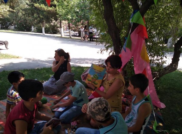 Sumqayıtda uşaqlar üçün əyləncə saatı təşkil edilib - FOTOLAR