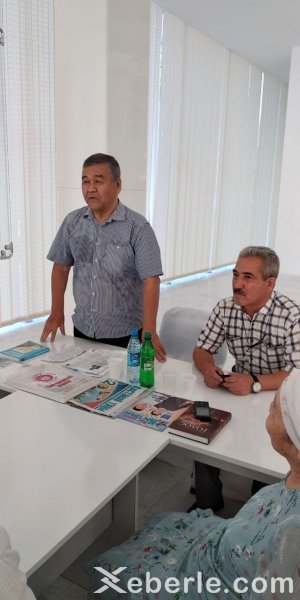 Görkəmli Qazaxıstan şairi Sumqayıtda - FOTOLAR