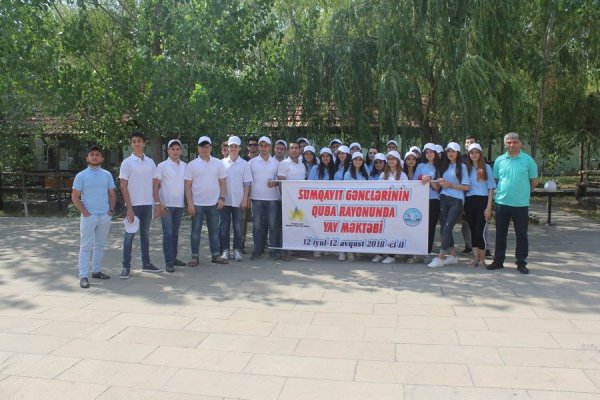 Sumqayıtın “ASAN” könüllüləri yay məktəbində -FOTOLAR