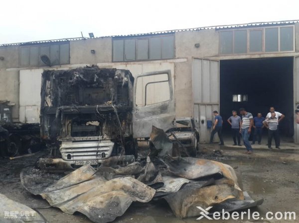 Sumqayıtda avtomobil parkında yanğın: ölən və xəsarət alanlar var - YENİLƏNİB (FOTO)