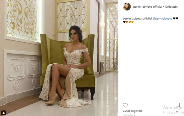 Pərvin gecə geyimi ilə diqqət çəkib - FOTO Pərvin gecə geyimi ilə diqqət çəkib - FOTO