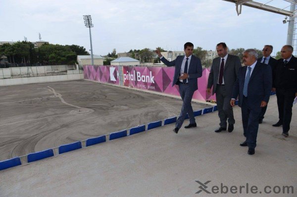 Rövnəq Abdullayev "Sumqayıt Futbol Klubu"nun idman bazasında olub