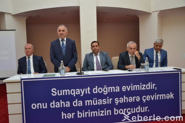 Sumqayıt ağsaqalları bu dəfə Gənclər evində - VİDEO + FOTOLAR
