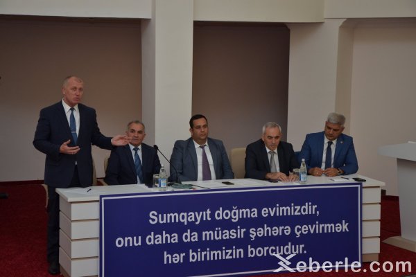 Sumqayıt ağsaqalları bu dəfə Gənclər evində - VİDEO + FOTOLAR