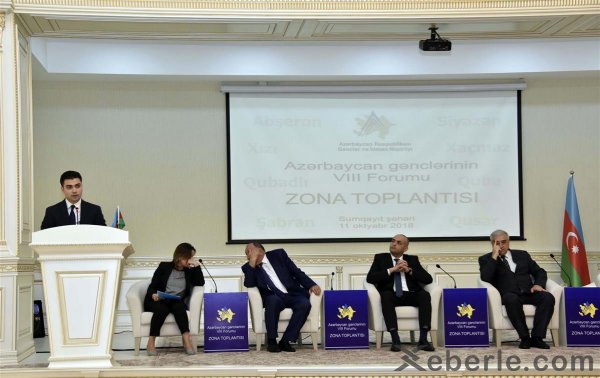 Sumqayıtda gənclərin zona toplantısı keçirilib- FOTOLAR