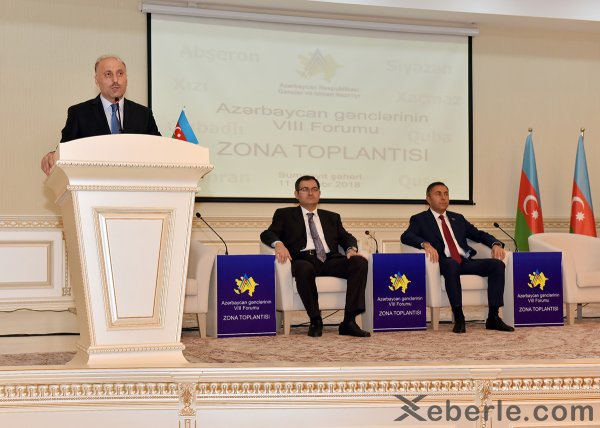 Sumqayıtda gənclərin zona toplantısı keçirilib- FOTOLAR