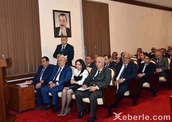Zakir Fərəcov hesabat verdi - FOTOLAR