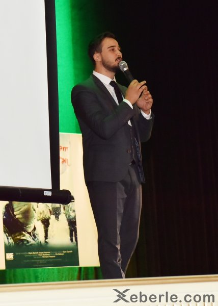 Sumqayıtda aprel şəhidinə həsr olunmuş film təqdimatı: “Mən səninləyəm ana vətən” - FOTOLAR
