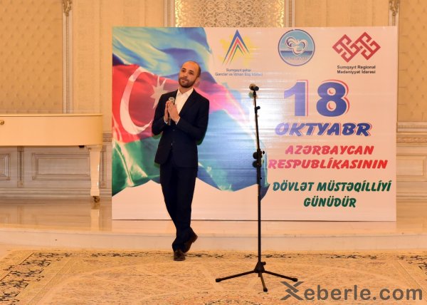 Sumqayıtda Dövlət Müstəqilliyi günü qeyd olundu - FOTOLAR