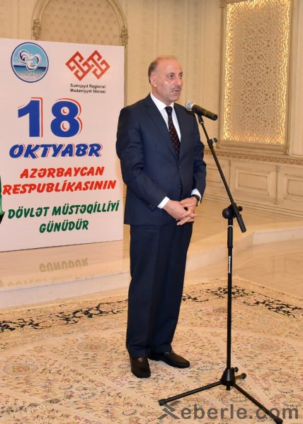 Sumqayıtda Dövlət Müstəqilliyi günü qeyd olundu - FOTOLAR