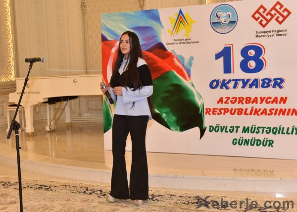 Sumqayıtda Dövlət Müstəqilliyi günü qeyd olundu - FOTOLAR