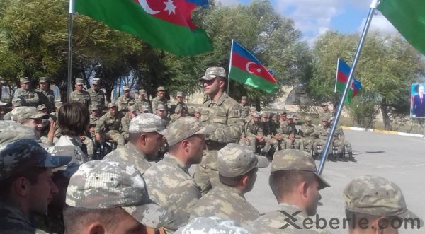 Sumqayıtın mədəniyyət kollektivi hərbi hissədə - FOTOLAR