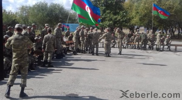 Sumqayıtın mədəniyyət kollektivi hərbi hissədə - FOTOLAR