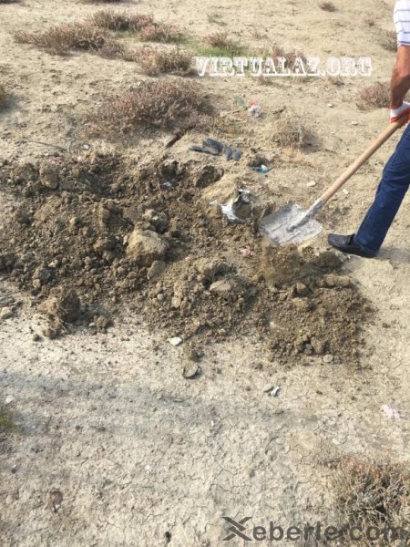 Müşfiqə aid olduğu ehtimal edilən qalıqlar çıxarıldı - FOTO