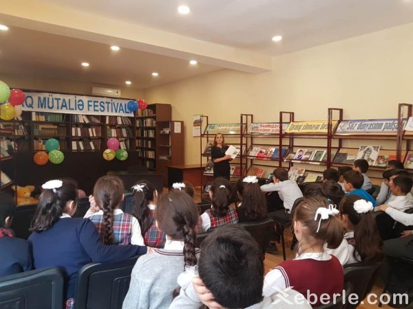 Sumqayıt kitabxanalarında silsilə tədbirlər keçirilib - FOTOLAR