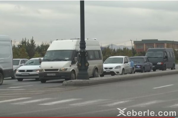 Sumqayıtda qanunsuz sərnişin daşıyanlara qarşı reyd: 20 nəqliyyat vasitəsi saxlanıldı - FOTOLAR