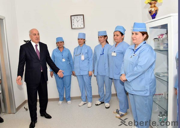 Sumqayıtın icra başçısı şəhər xəstəxanasında  - FOTOLAR