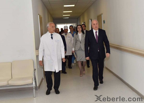Sumqayıtın icra başçısı şəhər xəstəxanasında  - FOTOLAR