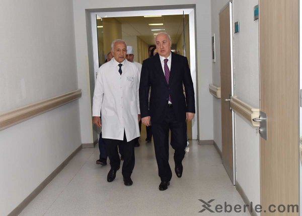 Sumqayıtın icra başçısı şəhər xəstəxanasında  - FOTOLAR