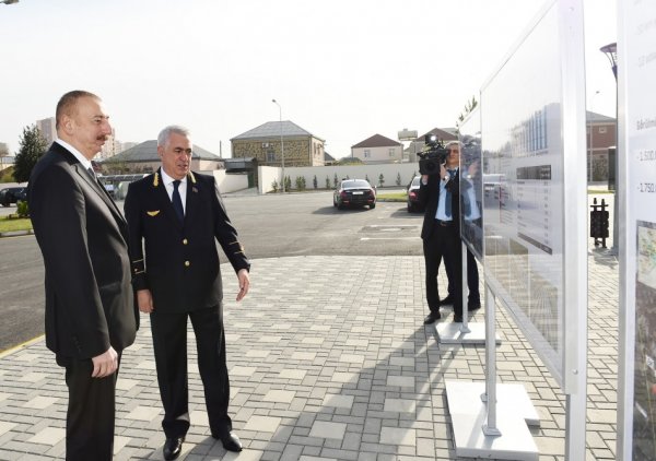 Prezident  Sumqayıt Dəmir Yolu Vağzalı Kompleksinin açılışında - FOTOLAR