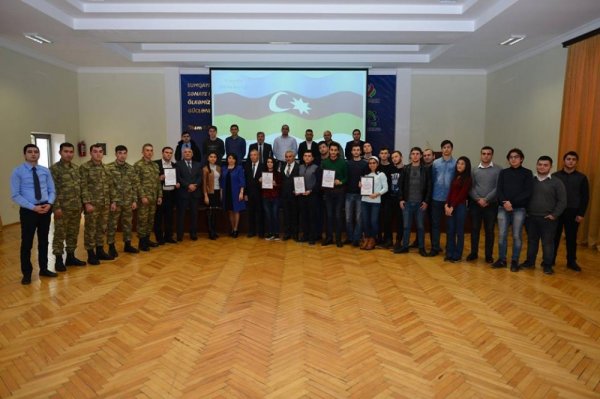 Sumqayıtda bilik yarışının qalibləri mükafatlandırılıb - FOTO