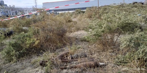 Sumqayıt Texnologiyalar Parkında 7 top mərmisi tapıldı - FOTOLAR Sumqayıt Texnologiyalar Parkında 7 top mərmisi tapıldı - FOTOLAR