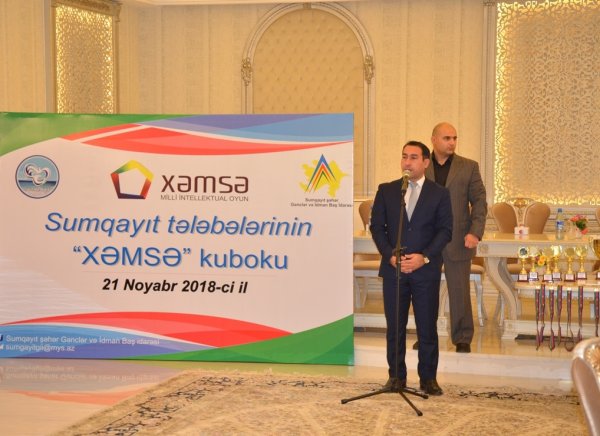 Sumqayıtda “Tələbələrin III Xəmsə Kuboku”nun qalibi müəyyən olundu - FOTOLAR