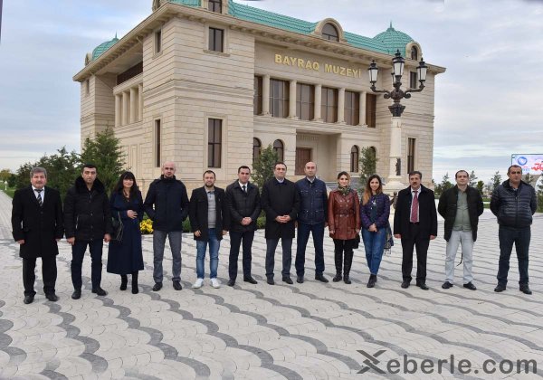 Bir qrup media nümayəndəsi Sumqayıtda olub-FOTOLAR