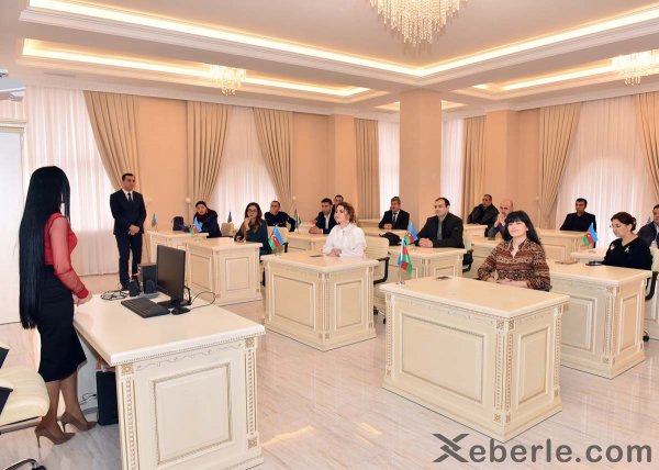 Bir qrup media nümayəndəsi Sumqayıtda olub-FOTOLAR
